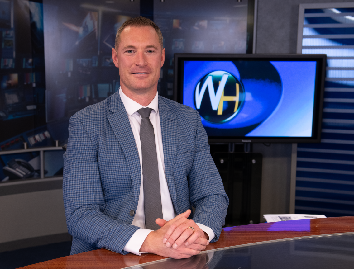 REVA's Dr. Swarbrick on the set of The Wellness Hour