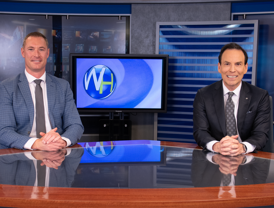 REVA's Dr. Swarbrick on set at The Wellness Hour