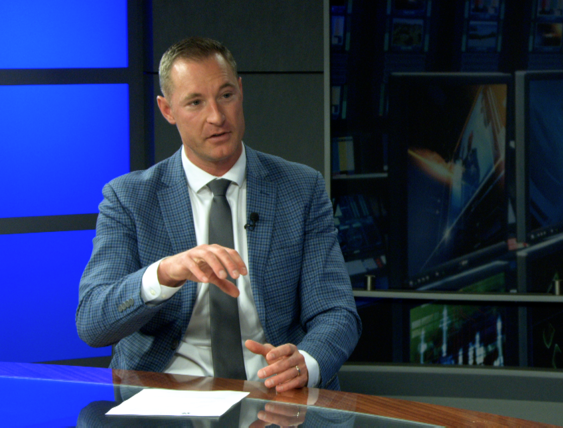 REVA's Dr. Swarbrick on set of The Wellness Hour